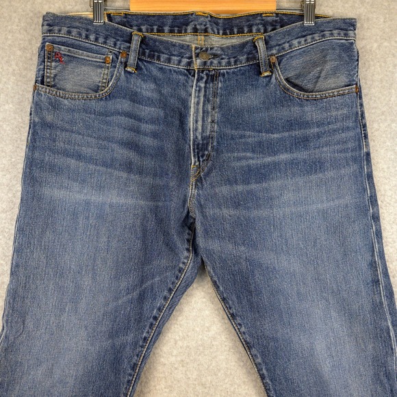 Polo Ralph Lauren Jeans Authentic‎ Dungarees Denim Pants Relaxed Fit 38x30 - Picture 5 of 8